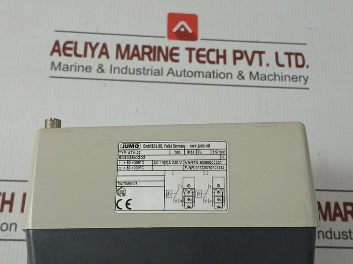 Temperature Thermostat Switch Ac 10(2)A 230V Jumo Ath-22