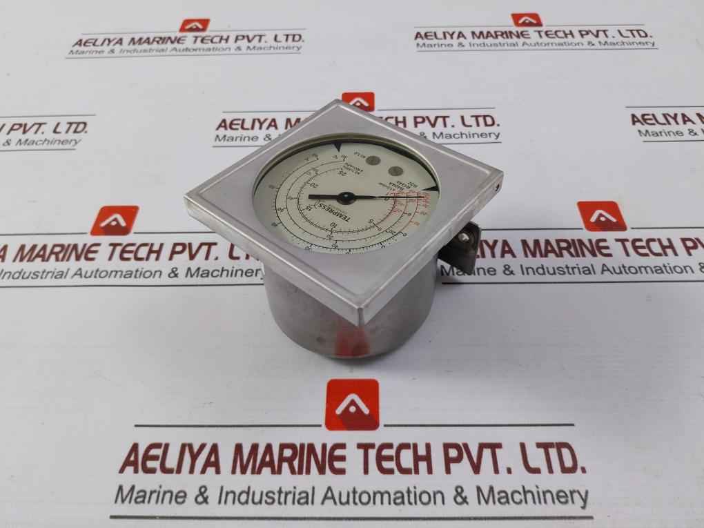 Tempress 1541-072-qrs Discharge Pressure Gauge Dn 88X88 -1 To 25 X 1.0 Bar