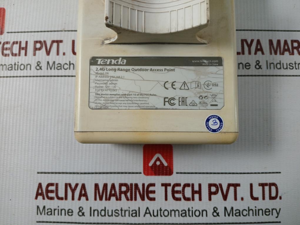 Tenda 12Vdc 1A 2.4G Long Range Outdoor Access Point O3