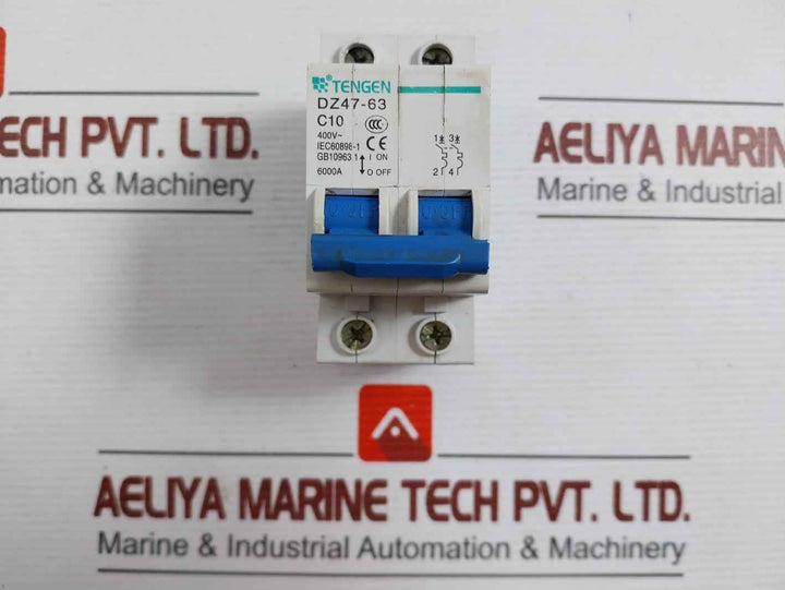Tengen Dz47-63 C10 Miniature Circuit Breaker 400V 6000A
