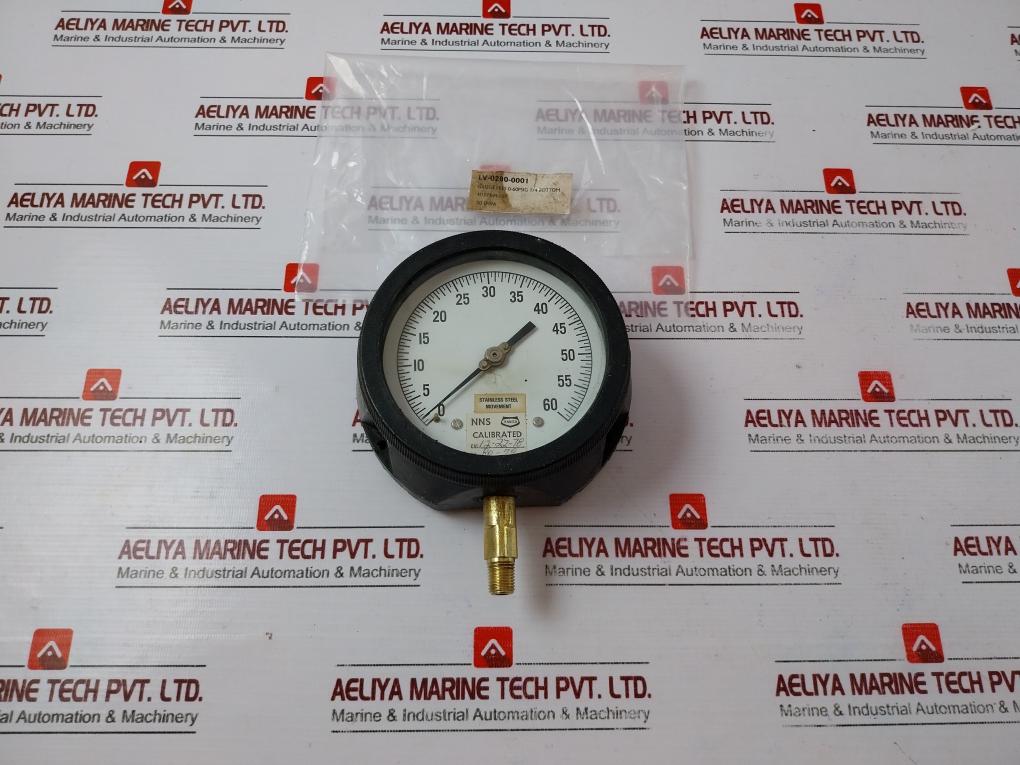 Tenneco 0-60 Psig Pressure Gauge 10374-pi-101 Stainless Steel Movement