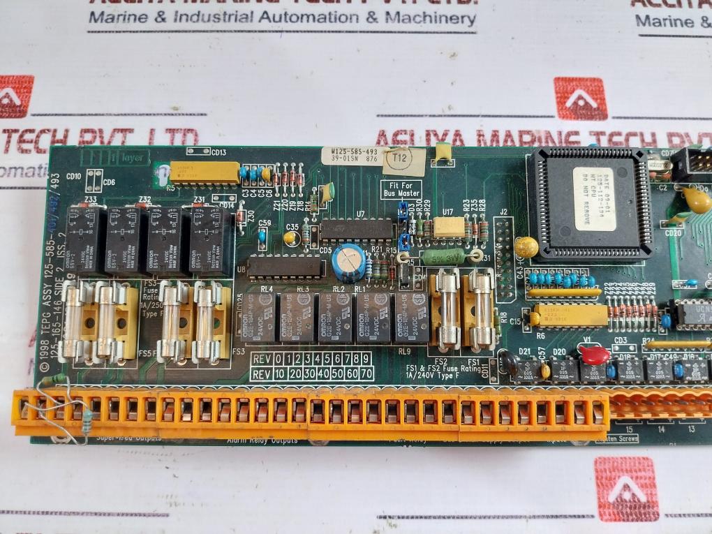 Tepg 125-165-146 Printed Circuit Board 125-585-401/492/493
