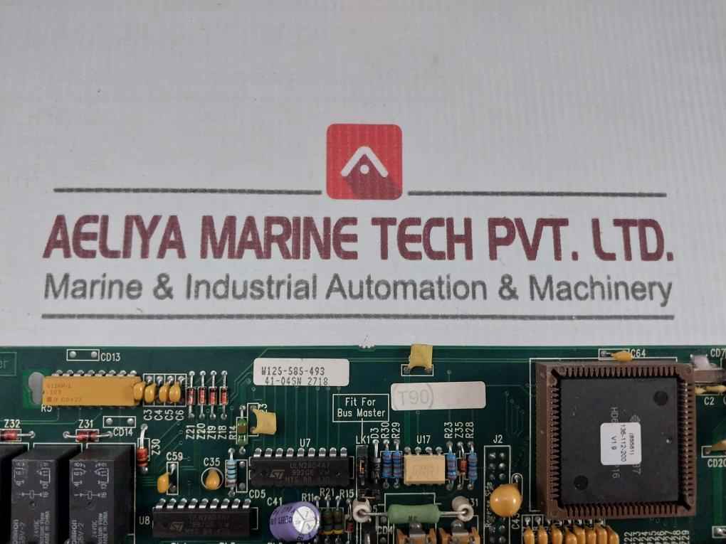 Tepg 125-585-401/492/493 Printed Circuit Board W125-585-493 Used
