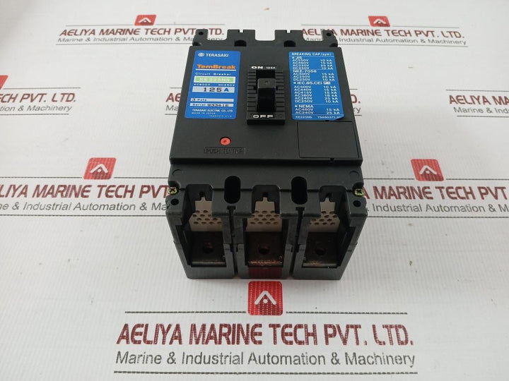 Terasaki-Tembreak-Dc250V-125A-3-Poles-Circuit-Breaker-Xe225Ns-209008-6