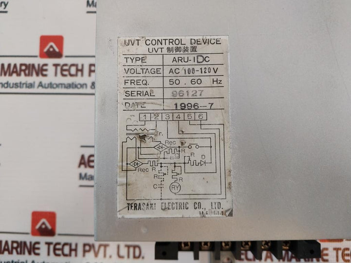 Terasaki Aru-1Dc/ Aru-idc Uvt Control Device Ac100-120V 50/60Hz
