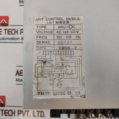 Terasaki Aru-1Dc/ Aru-idc Uvt Control Device Ac100-120V 50/60Hz