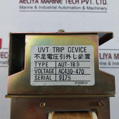 Terasaki Aut-1Bd Uvt Undervoltage Trip Device Ac430 470 Btus0001A1