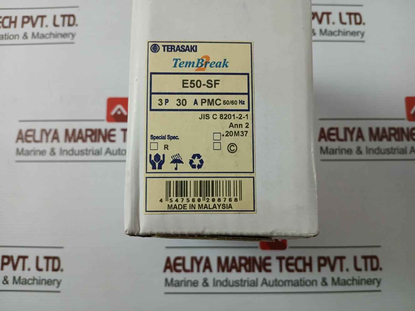 Terasaki E50-sf Tembreak No-fuse Breaker 3Pole 690V 50/60Hz