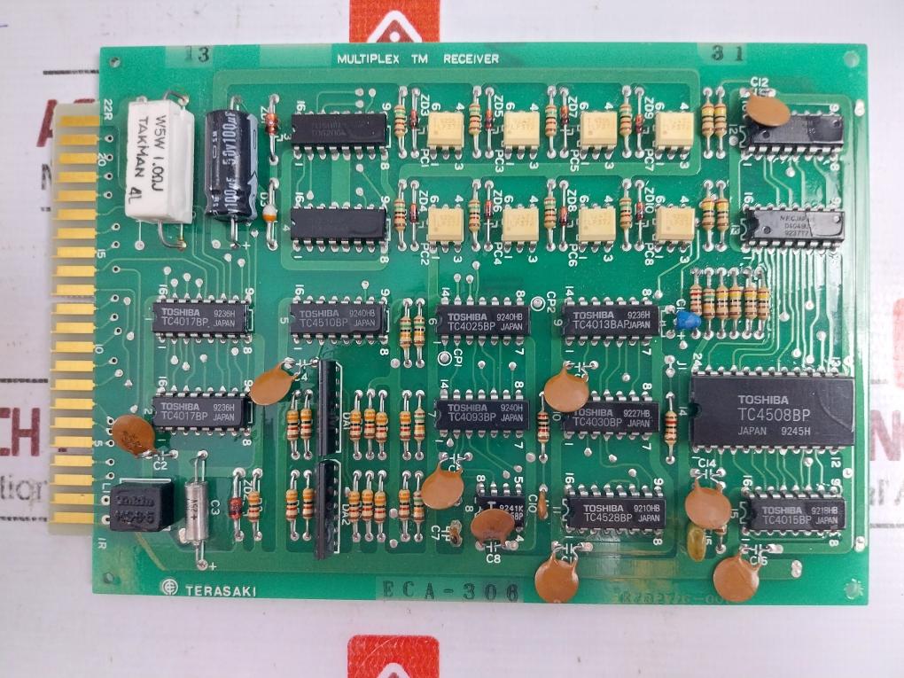 Terasaki ECA-306 Multiplex TM Receiver PCB Card 732000-0031