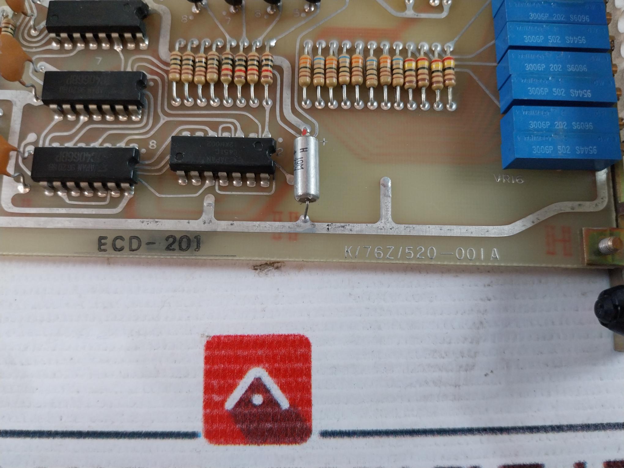 Terasaki Ecd-201 Printed Circuit Board