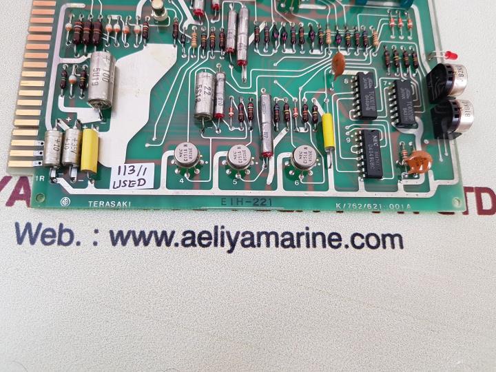 Terasaki Eih-221 K/762/621-001A Printed Circuit Board 12 0262 522