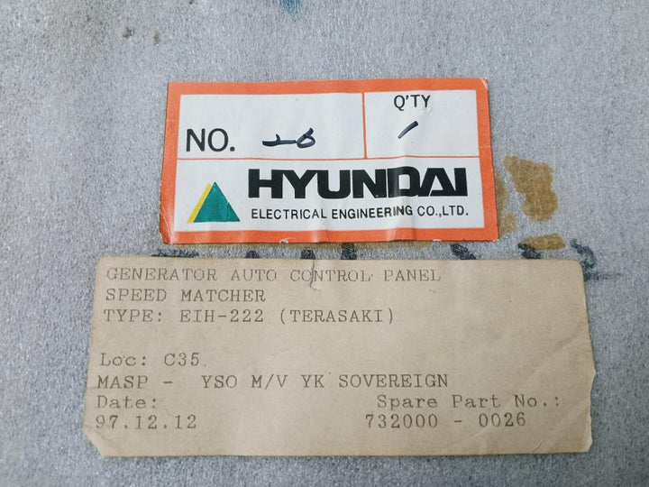 Terasaki Eih-221 Synchro Detector Module