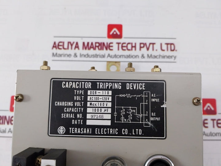 Terasaki Electric 0Qb-110 Capacitor Tripping Device Ac100-120V
