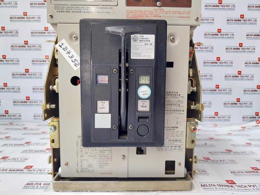 Terasaki Electric Ap-16 Air Circuit Breaker 1600a