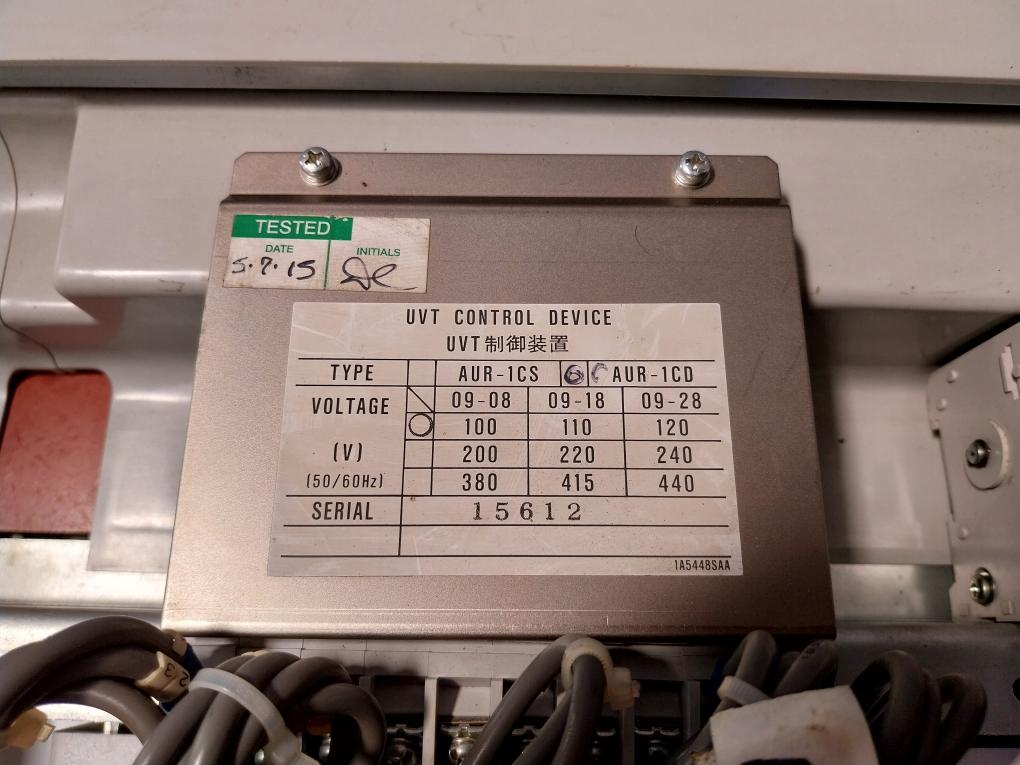Terasaki Electric Ar440Sb-r Air Circuit Breaker 3 Pole 50/60Hz Max 4000A