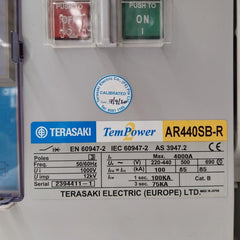 Terasaki Electric Ar440Sb-r Air Circuit Breaker 3 Pole 50/60Hz Max 4000A