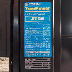 Terasaki Electric At25 Air Circuit Breaker 550-600V 50/50Ka Atps0023-b