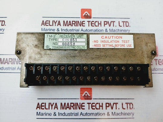 Terasaki Electric Ein-651, Tm-2 Receiver Unit
