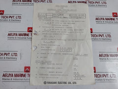 Terasaki Electric Epf-3P Power Controller 8 Sec/Hz 80- 100%
