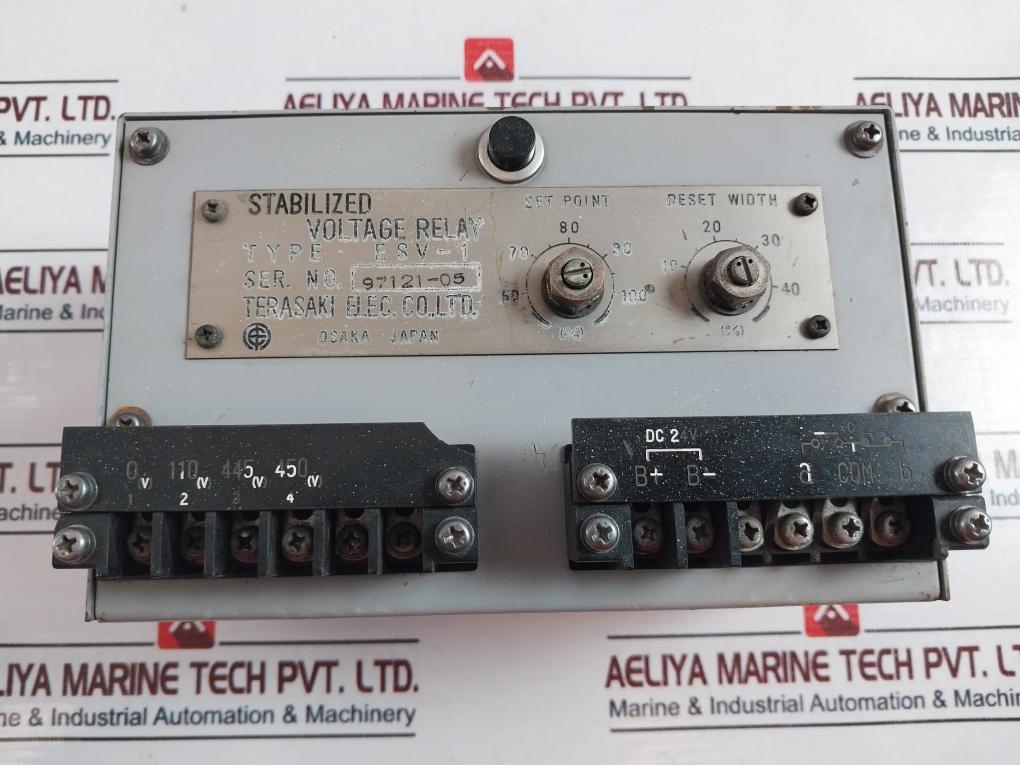 Terasaki Electric Esv-1 Voltage Relay