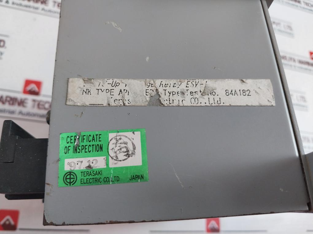 Terasaki Electric Esv-1 Voltage Relay