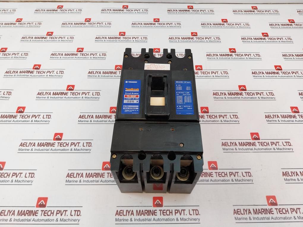 Terasaki Electric Tl-225F 3 Pole Molded Case Circuit Breaker Ac 690V 225A