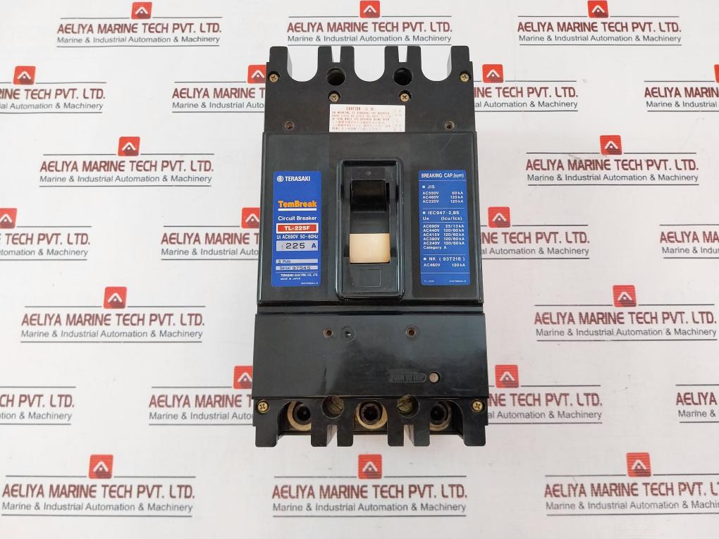 Terasaki Electric Tembreak Tl-225F 3 Pole Circuit Breaker