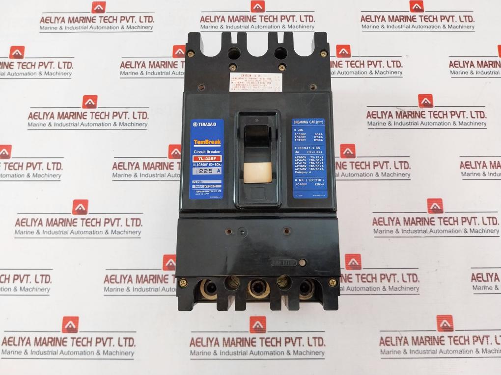 Terasaki Electric Tl-225F 3 Pole Molded Case Circuit Breaker Ac 690V 225A