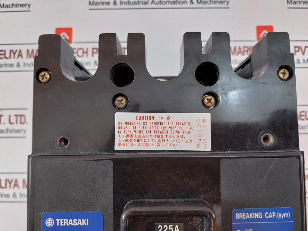 Terasaki Electric Tembreak Tl-225F 3 Pole Circuit Breaker