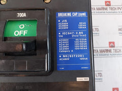 Terasaki Electric Tembreak Tl-800F Circuit Breaker Ac 690V 60Hz 700A 3 Pole