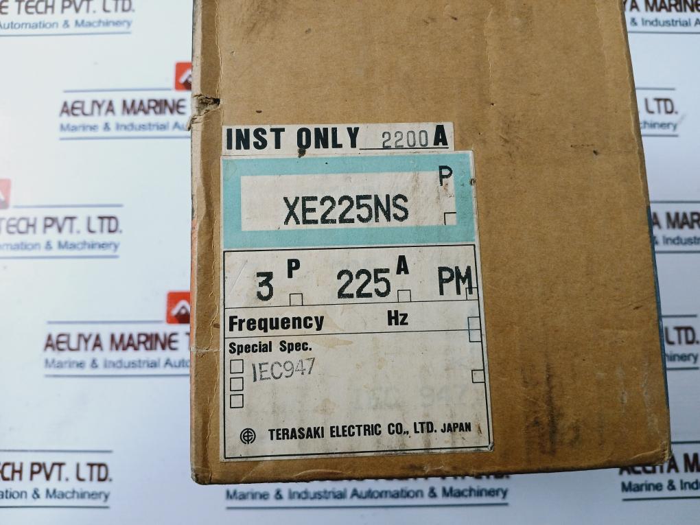 Terasaki Electric Tembreak Xe225Ns 3 Pole Circuit Breaker Ac690V 50~60Hz 225A