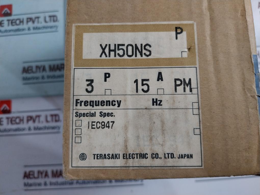 Terasaki Electric Tembreak Xh50Ns Circuit Breaker 3-pole 15A Ac690V