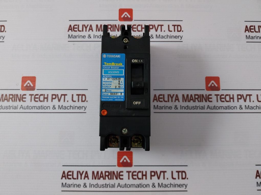 Terasaki Electric Xs30Ns 2 Pole Circuit Breaker Tembreak Ac600V 41-22538 Ac220V