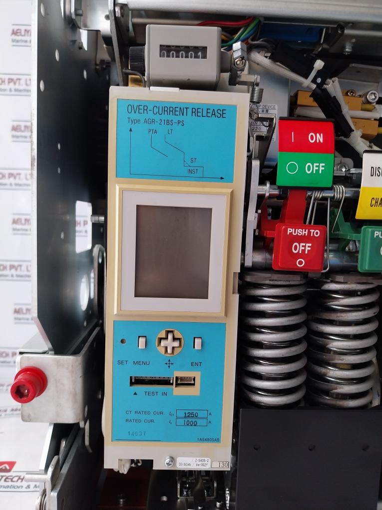 Terasaki Electric Tempower 2 Ar216H-r Air Circuit Breaker 1600A 3 Pole 50/60Hz