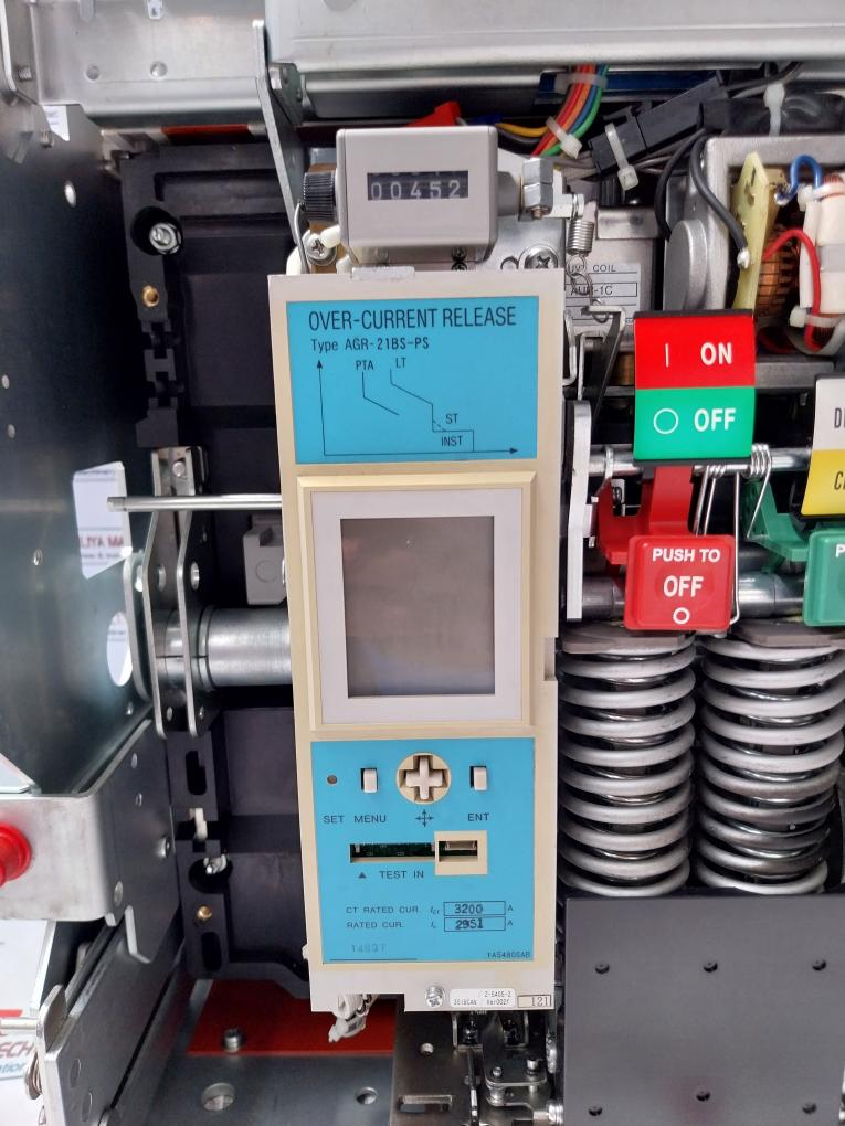 Terasaki Electric Tempower2 Ar332S-r Air Circuit Breaker 1000V 3200Amp 3 Pole