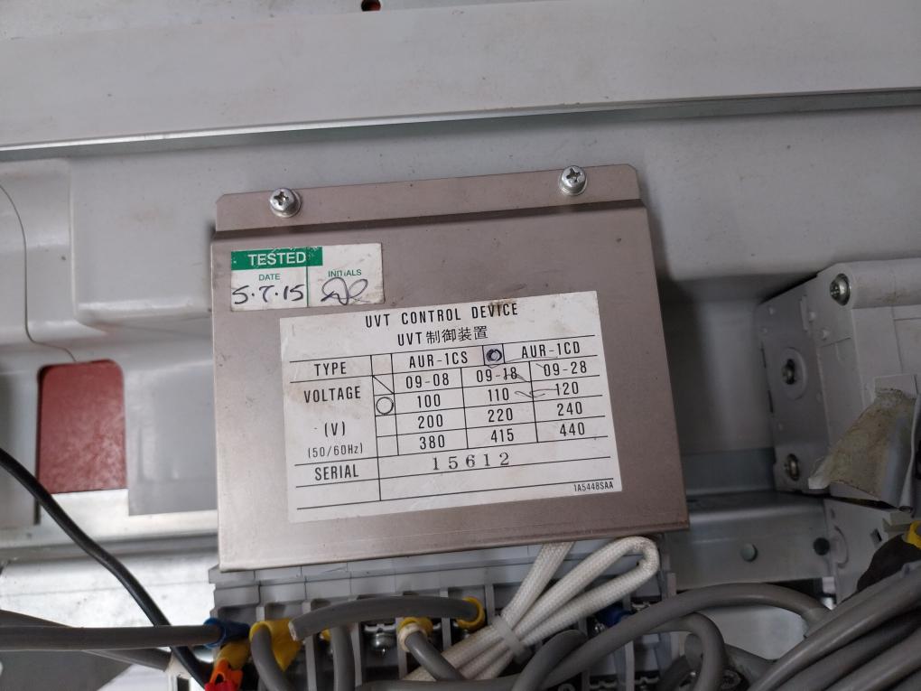 Terasaki Electric Tempower 2 Ar332S-r Air Circuit Breaker 3200A 50/60 Hz 3 Pole