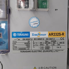 Terasaki Electric Tempower 2 Ar332S-r Air Circuit Breaker 3200A 50/60 Hz 3 Pole