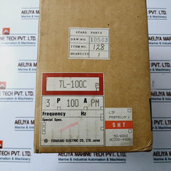Terasaki Electric Tl-100C 3 Pole Circuit Breaker 100A Ac600V Dc250V 50/60Hz