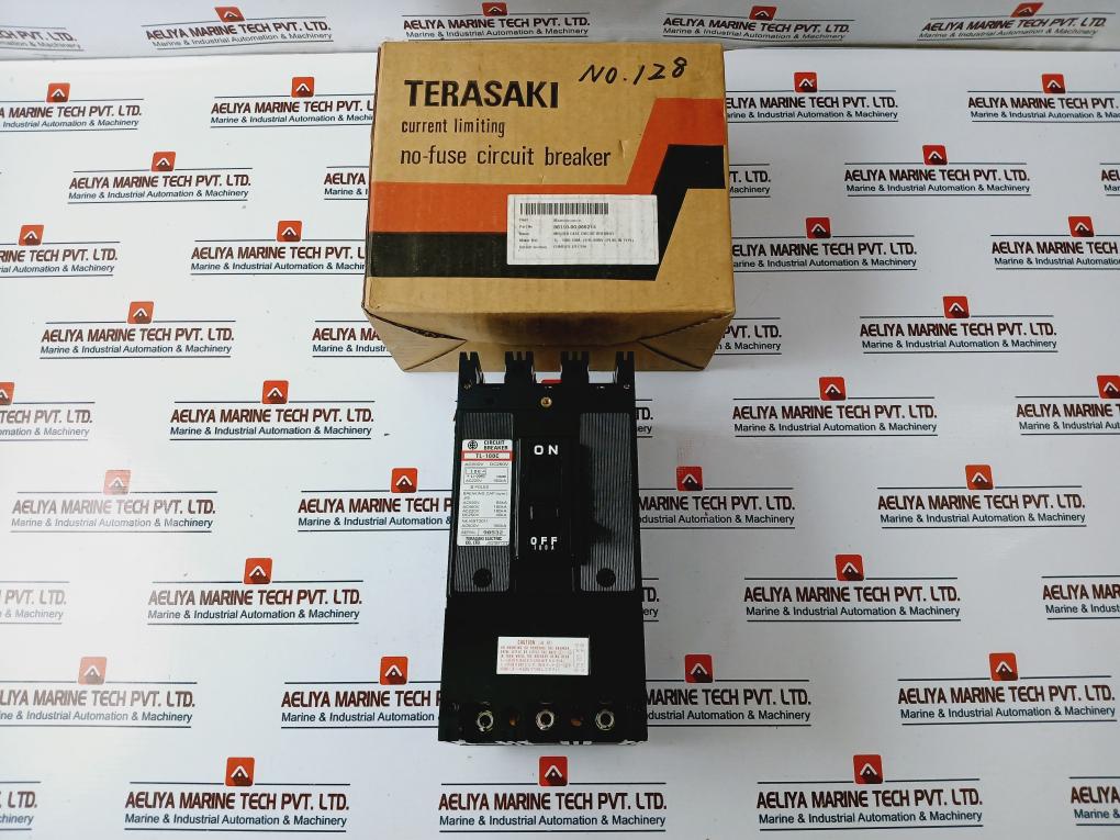 Terasaki Electric Tl-100C 3 Pole Circuit Breaker 100A Ac600V Dc250V 50/60Hz