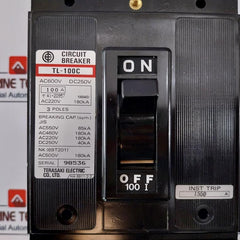 Terasaki Electric Tl-100C Molded Case Circuit Breaker 100A 88110-00.067214