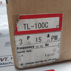 Terasaki Electric Tl-100C No-fuse Circuit Breaker 3 Pole 15A