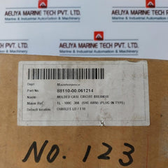 Terasaki Electric Tl-100C, 3 Pole Molded Case Circuit Breaker 30 A 600Vac