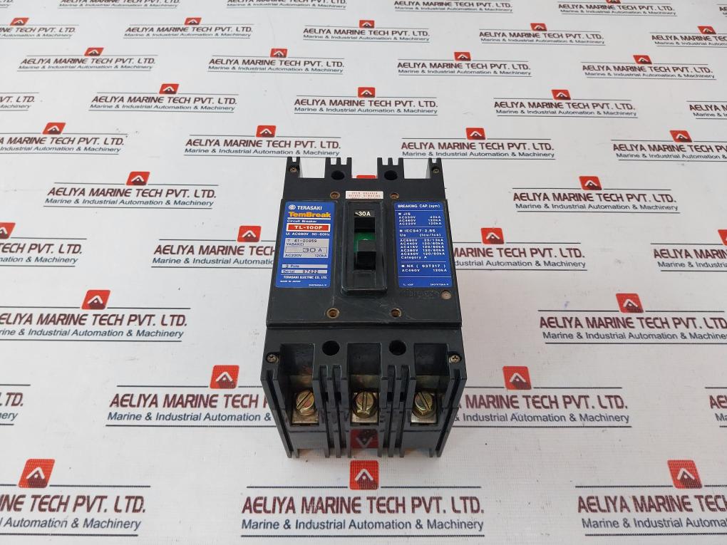 Terasaki Electric Tl-100F Tembreak Circuit Breaker 30A 3Pole Ac220V 120Ka