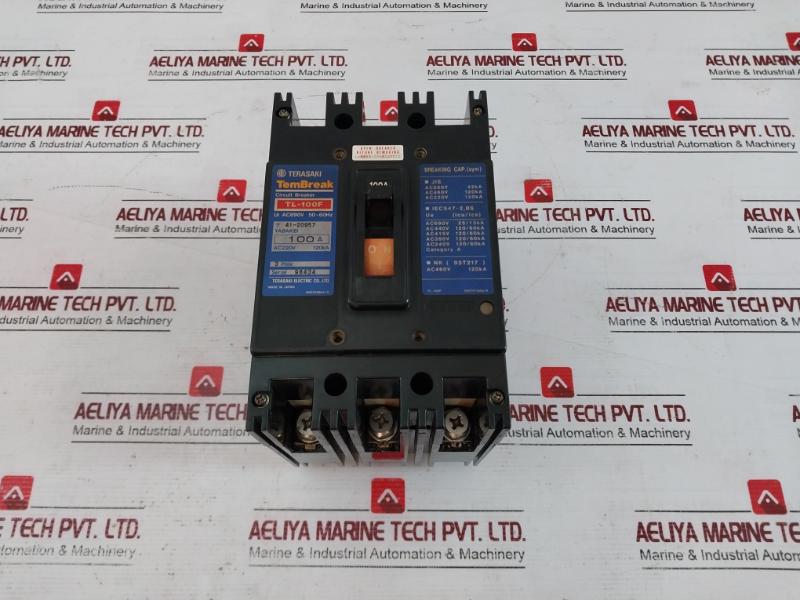 Terasaki Electric Tl-100F 3 Pole Tembreak Circuit Breaker 100A 2H0764Saa/K 200-4