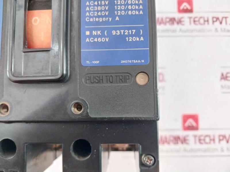 Terasaki Electric Tl-100F 3 Pole Tembreak Circuit Breaker 100A 2H0764Saa/K 200-4
