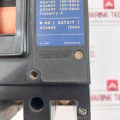 Terasaki Electric Tl-100F 3 Pole Tembreak Circuit Breaker 100A 2H0764Saa/K 200-4