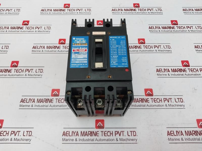 Terasaki Electric Tl-100F 3 Pole Tembreak Circuit Breaker 60A Ac690V