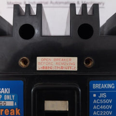 Terasaki Electric Tl-100F 3 Pole Tembreak Circuit Breaker 60A Ac690V