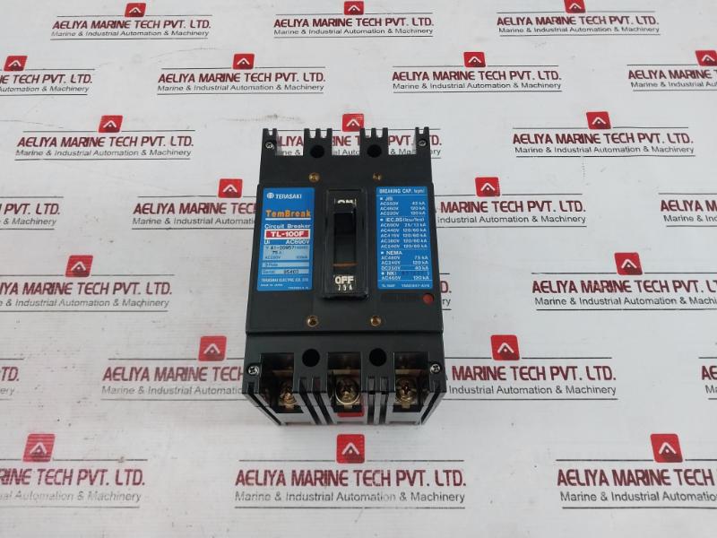 Terasaki Electric Tl-100F 3 Pole Tembreak Circuit Breaker Ac690V Ac220V 120Ka