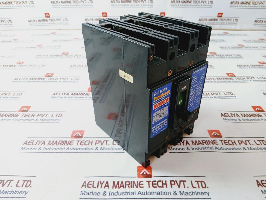 Terasaki Electric Tl-100F Tembreak Circuit Breaker 3 Pole 50A 41-20958